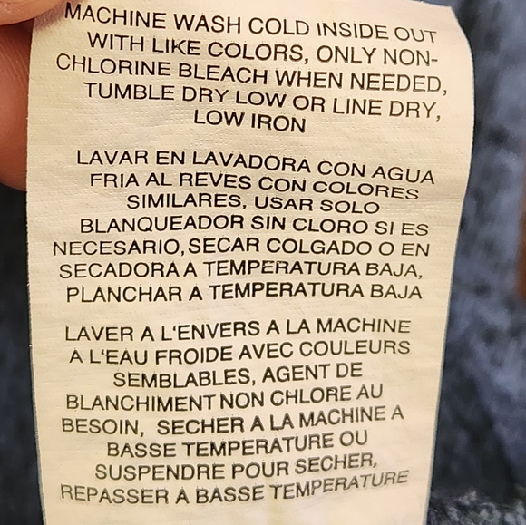 Wrangler Authentics Men's Marled Knit Pullover 1/4 Zip Sweater in Blue Size XL - Picture 9 of 9